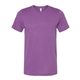 aerial view a royal purple bella + canvas - unisex short sleeve jersey t - shirt - 3001, image 1 of 3