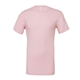 aerial view a soft pink bella + canvas - unisex short sleeve jersey t - shirt - 3001, image 1 of 3
