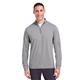 aerial view a heather grey tasc performance inc - mens carrollton quarter - zip pullover, image 1 of 8