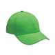 a neon green/ white adams 6 panel performer cap