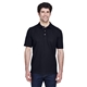 aerial view a black ultraclub - mens classic piqu polo, image 1 of 6