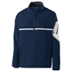 a navy/ white holloway unisex weld 4- way stretch warm - up jacket