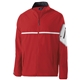a scarlet/ white holloway unisex weld 4- way stretch warm - up jacket