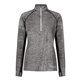 aerial view a black heather holloway ladies electrify coolcore half - zip, image 1 of 3