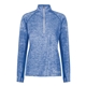 aerial view a royal heather holloway ladies electrify coolcore half - zip, image 1 of 3