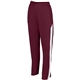 a maroon/ white augusta sportswear ladies medalist 2.0 pant