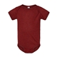 aerial view a cardinal blackout rabbit skins fine jersey infant lap shoulder creeper, image 1 of 3