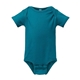 aerial view a oceanside rabbit skins fine jersey infant lap shoulder creeper, image 1 of 3