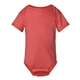 aerial view a passionfruit rabbit skins fine jersey infant lap shoulder creeper, image 1 of 3