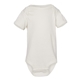 aerial view a porcelain rabbit skins fine jersey infant lap shoulder creeper, image 1 of 3
