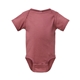 aerial view a rouge rabbit skins fine jersey infant lap shoulder creeper, image 1 of 3