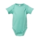 aerial view a saltwater rabbit skins fine jersey infant lap shoulder creeper, image 1 of 3