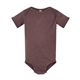 aerial view a sangria blackout rabbit skins fine jersey infant lap shoulder creeper, image 1 of 3