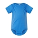 aerial view a tradewind rabbit skins fine jersey infant lap shoulder creeper, image 1 of 3