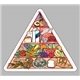 Promotional Food Pyramid - Die Cut Magnets