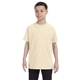 aerial view a natural gildan heavy cotton(tm) youth t - shirt, image 1 of 6
