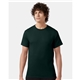 aerial view a dark green champion t - shirt, image 1 of 6