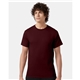 aerial view a maroon champion t - shirt, image 1 of 6