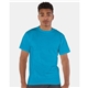 aerial view a tempo teal champion t - shirt, image 1 of 3