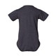 aerial view a vintage navy rabbit skins fine jersey infant lap shoulder creeper, image 2 of 3