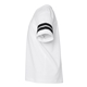 aerial view a white solid/ black lat - youth football fine jersey tee, image 3 of 3
