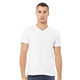 a group of bella + canvas - unisex short sleeve v - neck jersey t - shirt - 3005