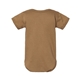 aerial view a coyote brown rabbit skins fine jersey infant lap shoulder creeper, image 2 of 3