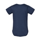 aerial view a denim rabbit skins fine jersey infant lap shoulder creeper, image 2 of 3