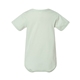 aerial view a honeydew rabbit skins fine jersey infant lap shoulder creeper, image 2 of 3