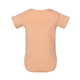 aerial view a peachy rabbit skins fine jersey infant lap shoulder creeper, image 2 of 3