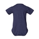 aerial view a vintage true navy rabbit skins fine jersey infant lap shoulder creeper, image 2 of 3