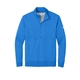 aerial view a light game royal heather nike club fleece sleeve swoosh 1/2- zip, image 1 of 5