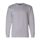 aerial view a light steel champion(r) double dry eco(r) crewneck sweatshirt, image 1 of 5