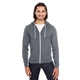 a group of american apparel unisex flex fleece zip hoodie