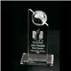 Clearaward Optical Crystal Equator Award - 5x8x0.5 in