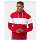 a group of j america mens varsity pullover hooded sweatshirt