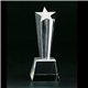 Promotional Clearaward Optical Crystal Aquarius Award - 4x11x4in