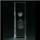 Promotional Clearaward Optical Crystal Slope Award - 2x8x2 in