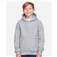 a group of team 365 youth zone hydrosport(tm) heavyweight pullover hooded sweatshirt