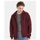 a group of hanes 9.7 oz ultimate cotton(r) 90/10 full - zip hood