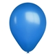a blue 17 usa standard latex balloon