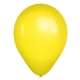 a yellow 17 usa standard latex balloon