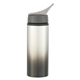aerial view a silver with black accent 25 oz aluminum ozona tumbler, image 1 of 2