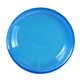 aerial view a translucent blue polypropylene 9 child safe sport flyer, image 1 of 2