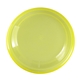 aerial view a translucent yellow polypropylene 9 child safe sport flyer, image 1 of 2