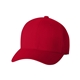 aerial view a red flexfit adult wool blend cap - all, image 1 of 3
