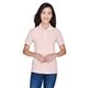 aerial view a blush harriton ladies easy blend(tm) polo - all, image 1 of 7
