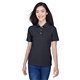aerial view a navy harriton ladies easy blend(tm) polo - all, image 1 of 7