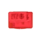 aerial view a red 12pcs compact hard case first aid kit, image 1 of 6