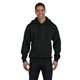 aerial view a black econscious unisex heritage pullover hooded sweatshirt - all, image 1 of 3